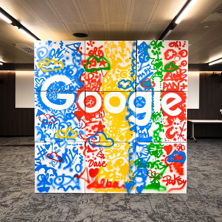 Team Building Graffiti para Google