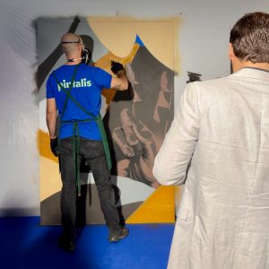 Live Painting Pintalis en evento en directo