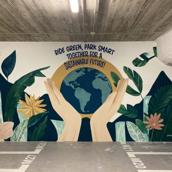 Graffiti sobre la naturaleza realizado por nuestros artistas profesionales