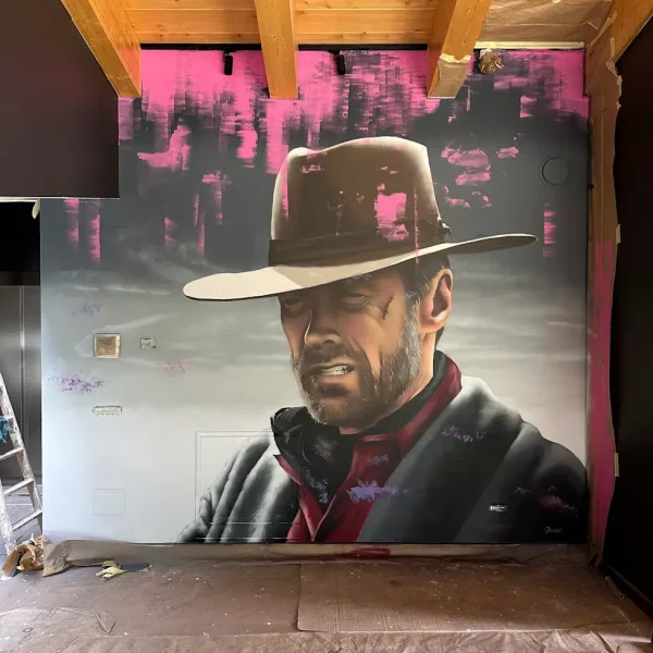 mural-graffiti-interior-clint-eastwood
